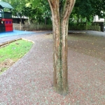 Bonded Rubber Bark for Play Areas in Blaenau Gwent 3