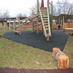 Bonded Rubber Bark for Play Areas in Clackmannanshire 5