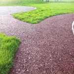 Rubber Mulch Golden Mile Track in Northumberland 12