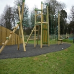 Bonded Rubber Bark for Play Areas in West Midlands 8