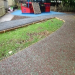 Bonded Rubber Bark for Play Areas in Flintshire 1