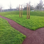 Rubber Mulch Golden Mile Track in Renfrewshire 4